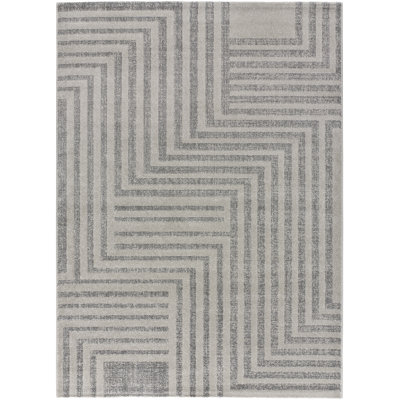 Rectangle Geometric Area Rug