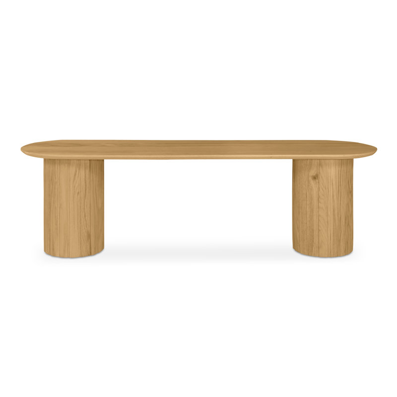 Povera Solid Wood Bench, Natural