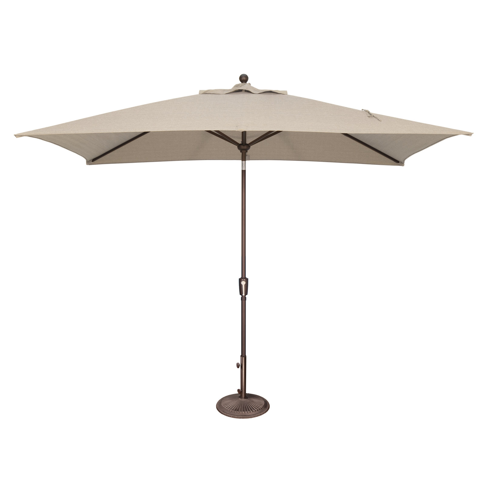 Launceston 78'' Outdoor Umbrella, Antique Beige Sunbrella® Canvas, Bronze