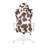 Techni Sport TS85 COW Series Gaming Chair with Memory Foam and Cow Print Design for Comfort and Style