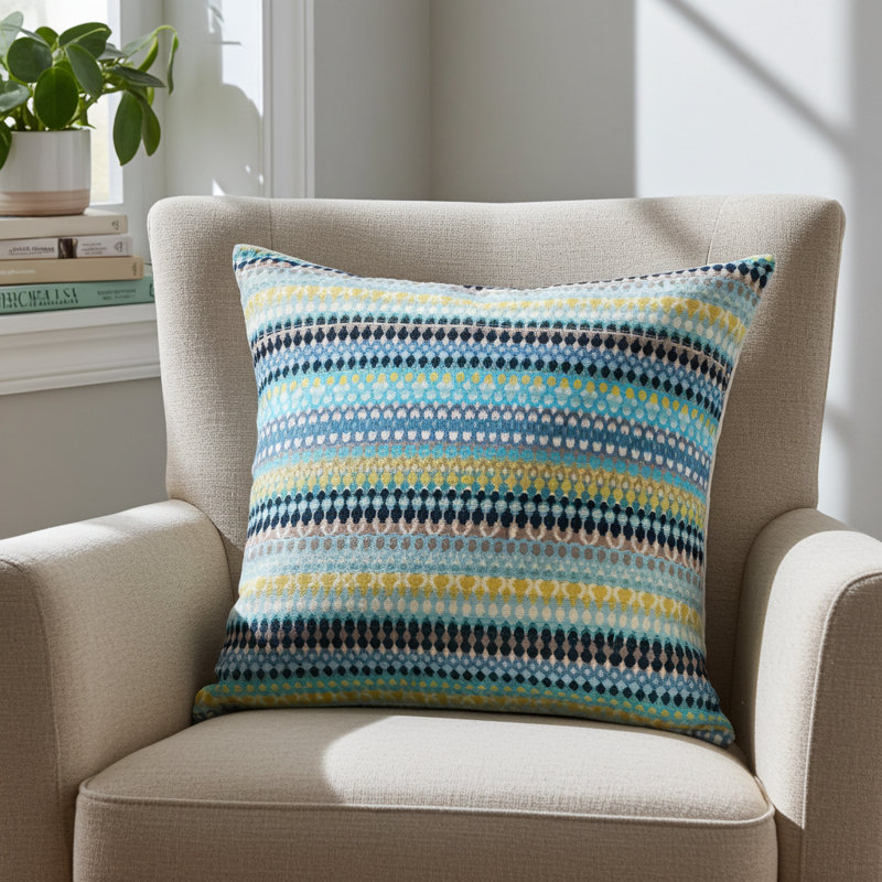 Coussin Alpenglow, H 12 po x l 20 po, Rectangulaire