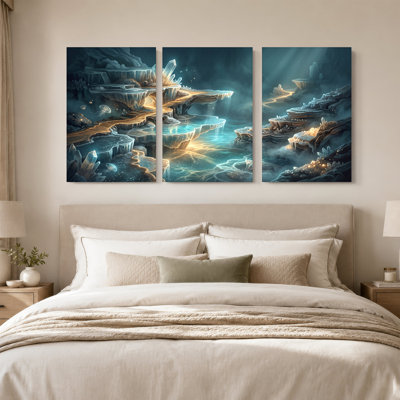 Ensemble de 3 toiles fantastiques