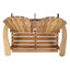 Banc de jardin en bois Dewitt Adirondack-27443938