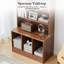 6 Tier  Multimedia Media Storage Cabinet Adjustable  Shelves  Holds up to 500+ Albums