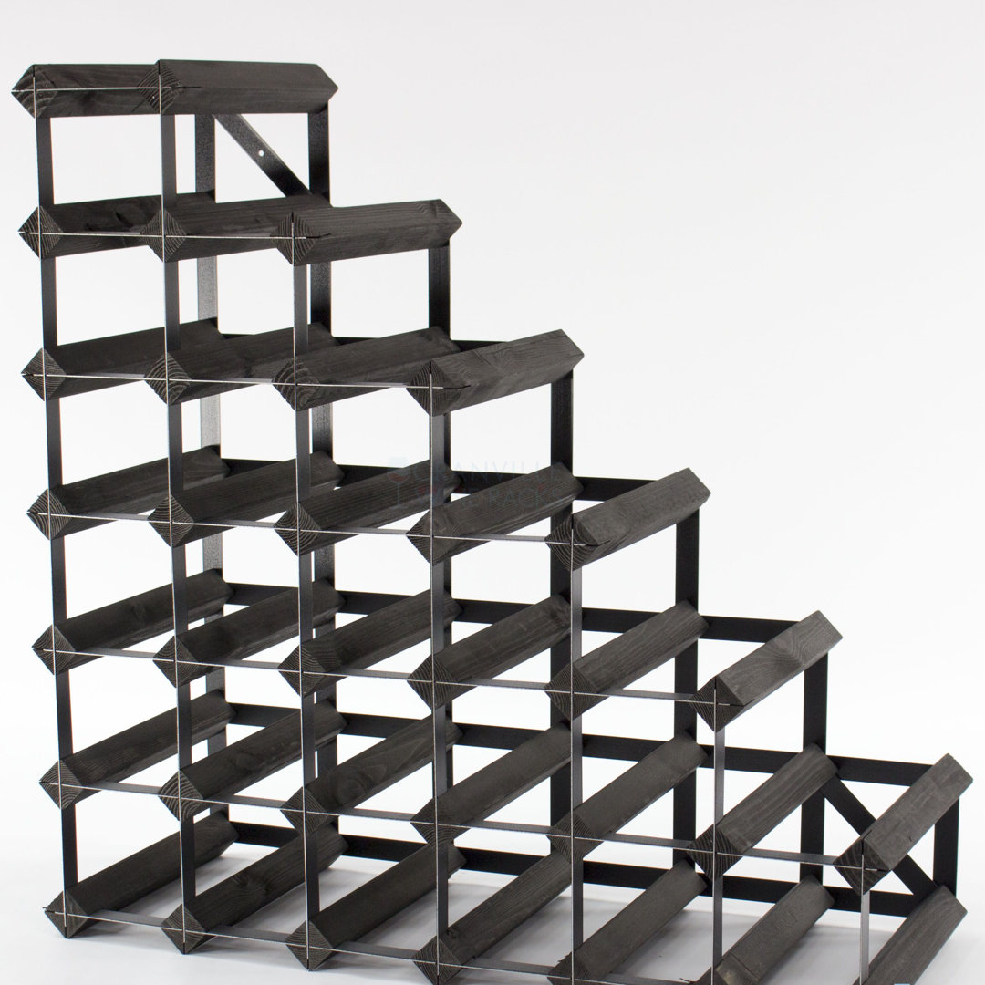 Liddle 27 Bottle Floor Wine Bottle Rack