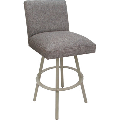 Tabouret de bar pivotant en métal avec structure en métal