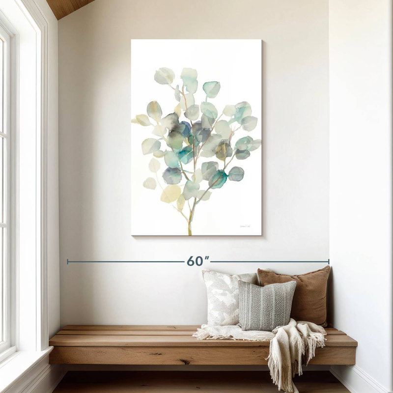 Harnek Eucalyptus White I, 45" H x 30" W