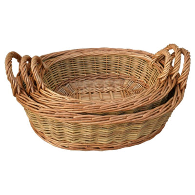Vickie Wicker Decorative Tray