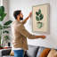 Potted Plant Study Botanical - Wrapped Canvas-221101768-221101778