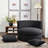 40" Wide Down Fill Cushions Fully Assembled Swivel Barrel Chair in Revolution Performance Fabric-368330767
