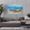 Bateaux sur le rivage, bateau, nouvelle version 2021-10, art abstrait, art contemporain