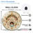 Christmas-Clock-Gingerbread-House Art - 12'' Modern Glass Wall Clock