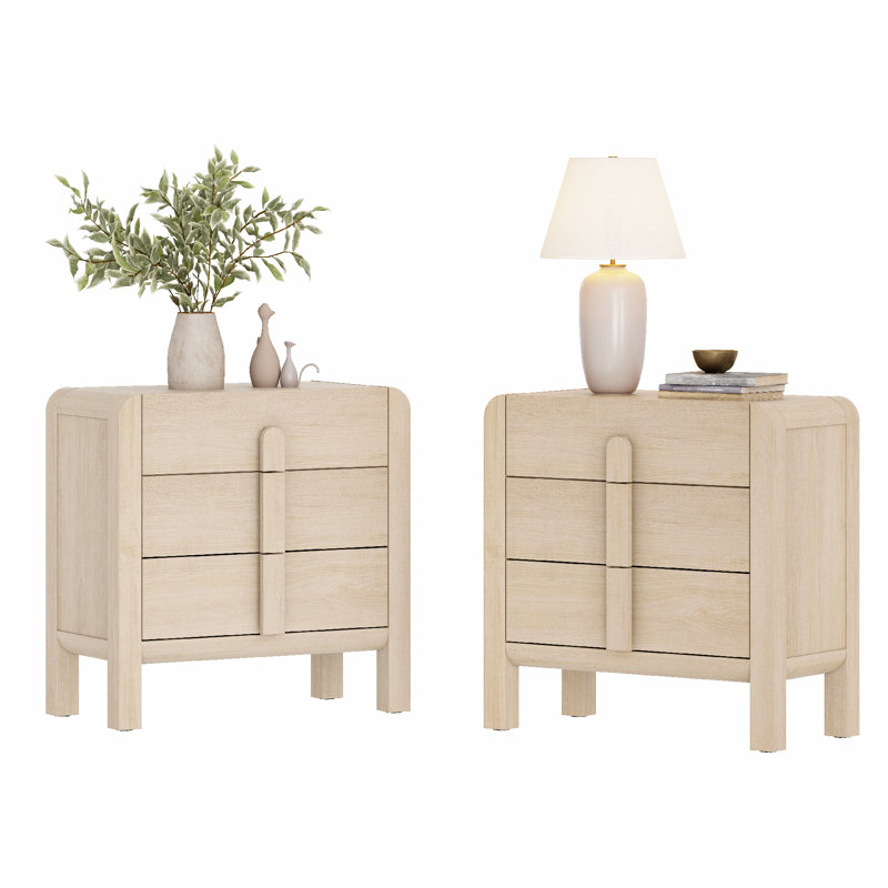 Table de chevet Adora, Beige