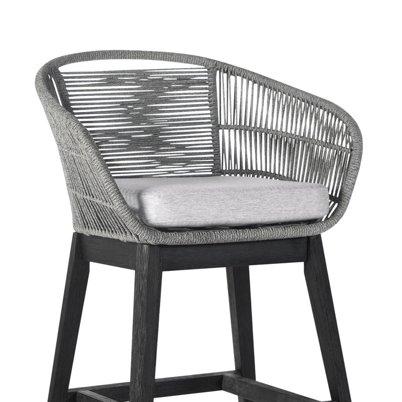 Ensemble de 3 tabourets de bar Rigney, 30", Noir