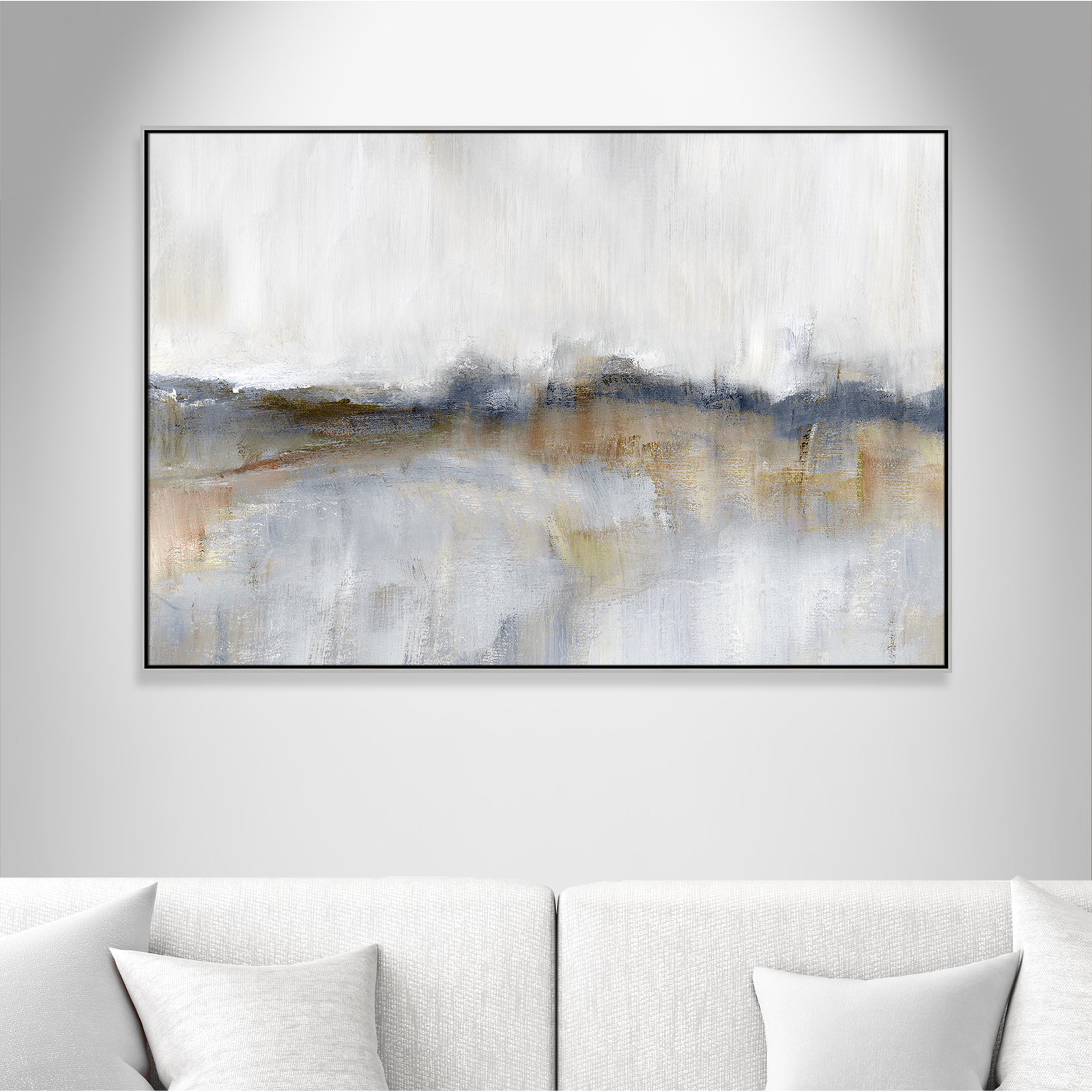 Autumnal Tide Print by Nan, 41.5''H x 61.5''W, Silver
