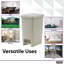 Poubelle en plastique 16 gallons Superio pour dessous de bureau, bureau, chambre à coucher, salle de bain
