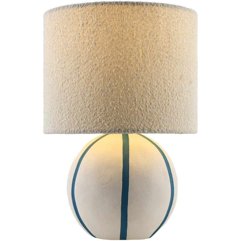 Kowal Kinki Table Lamp, Cream/Blue