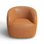 Alma Genuine Leather Swivel Barrel Chair