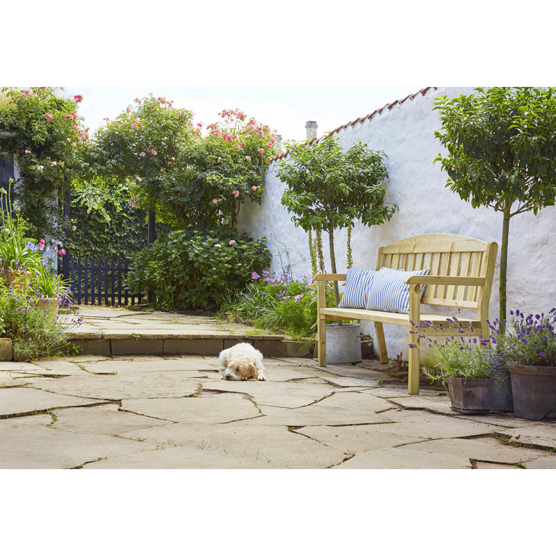 Wood Arbour, Green, 97cm H x 170cm W x 63cm D
