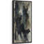 Abstrait gris anthracite profond - reproduction d'art sur toile encadrée-2139845082-2139845085