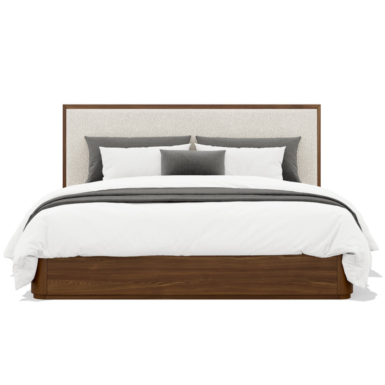 Lillibeth Upholstered Boucle Platform Bed