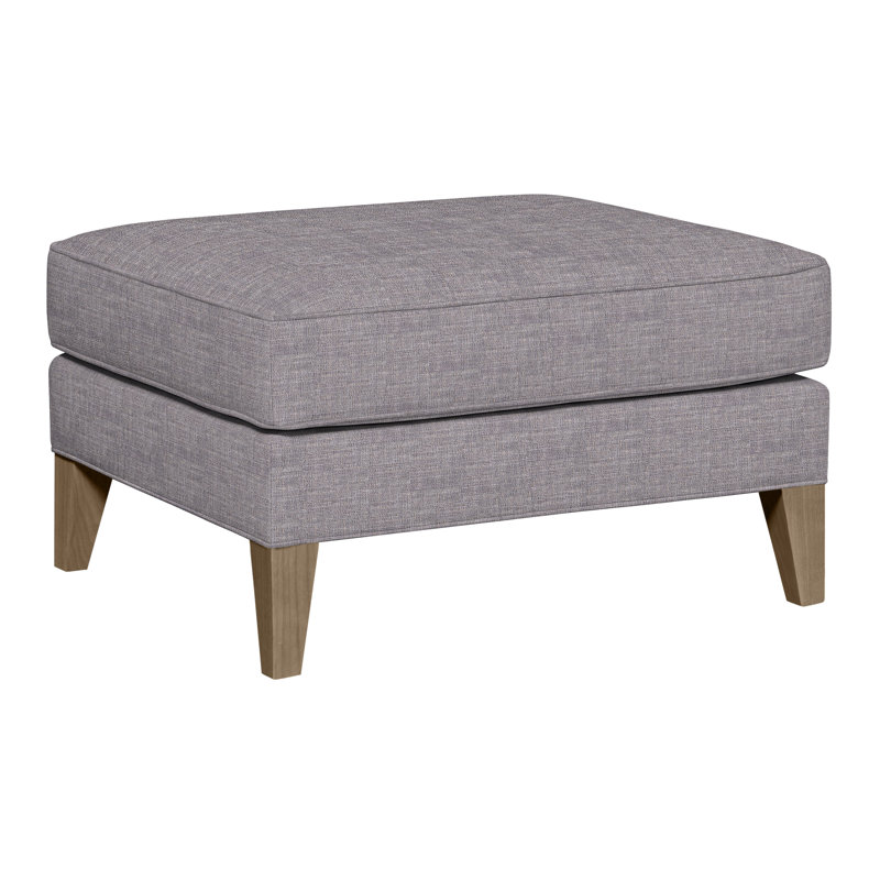 Burlingame Upholstered Ottoman, Hampton, Nomad Slate Crypton® Chenille
