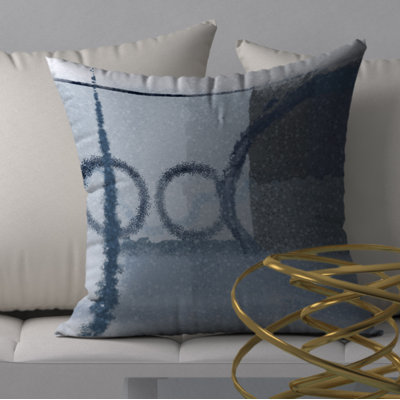 Sheer Fetching Decorative Square Pillow Cover & Insert