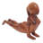 Cobra Yoga Pose Wood Statuette
