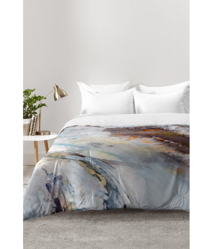 Ginette Fine Art Modern & Contemporary Polyester Abstract Comforter, King