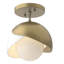 Brooklyn 1 - Light Double Shade Semi Flush Mount-66074457-66074464