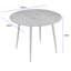 Arianna Round Metal Base Dining Table