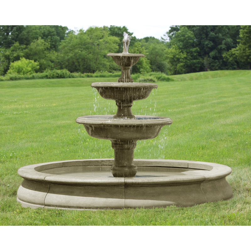 Fontaine en béton Newport, Vert