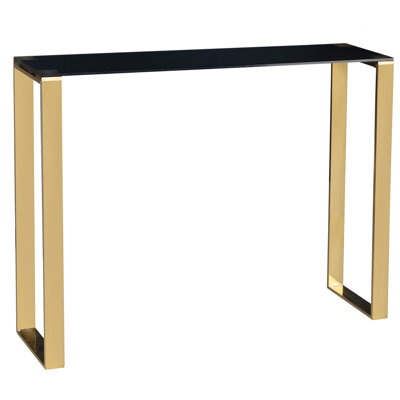 Gracen 39.5'' Glass Top Console Table
