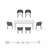 Geraldo Rectangular 6 - Person 200cm Long Dining Set