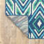 Tapis bleu marine intérieur / extérieur Jacobo Southwestern-23970626