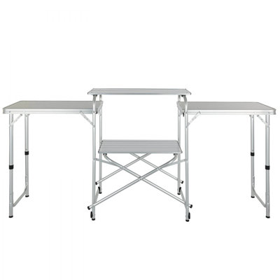 Table de cuisine de camping, table de cuisson extérieure pliante avec sac de rangement