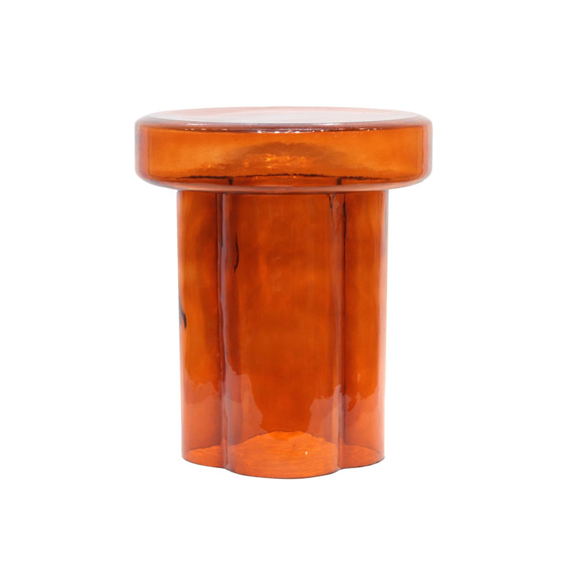Table en verre Kensley Paprika