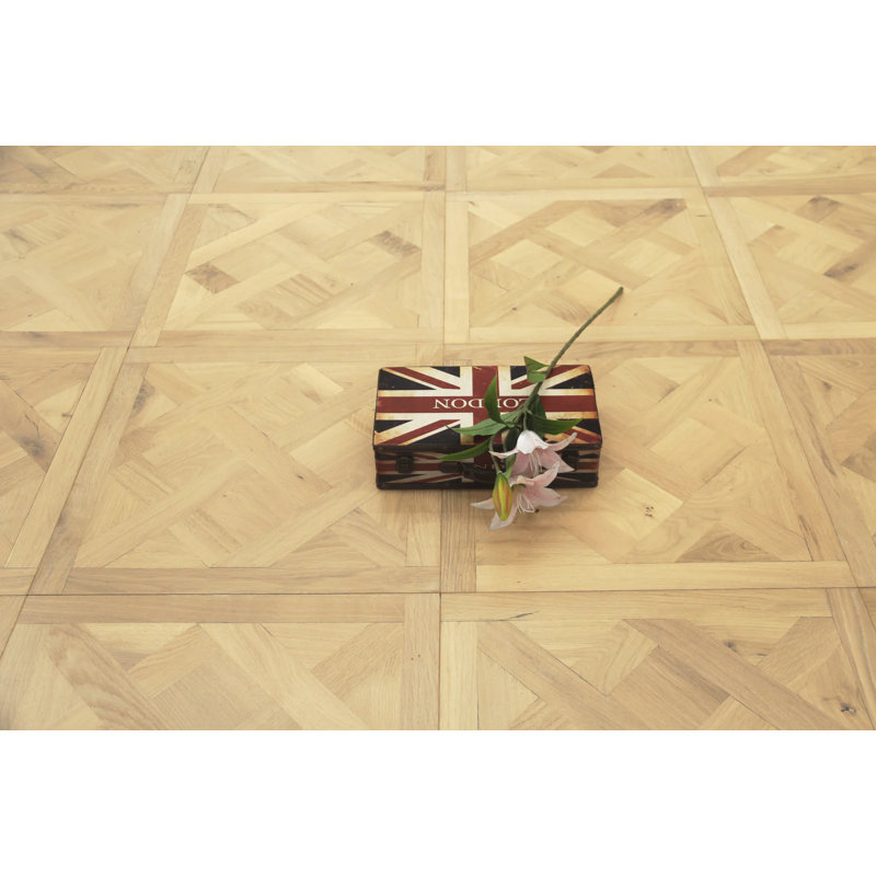 Oak 58cm W Hardwood Flooring, Grey Wood