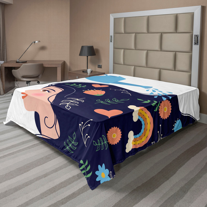 Drap plat Ambesonne, Drap plat de taille très grand