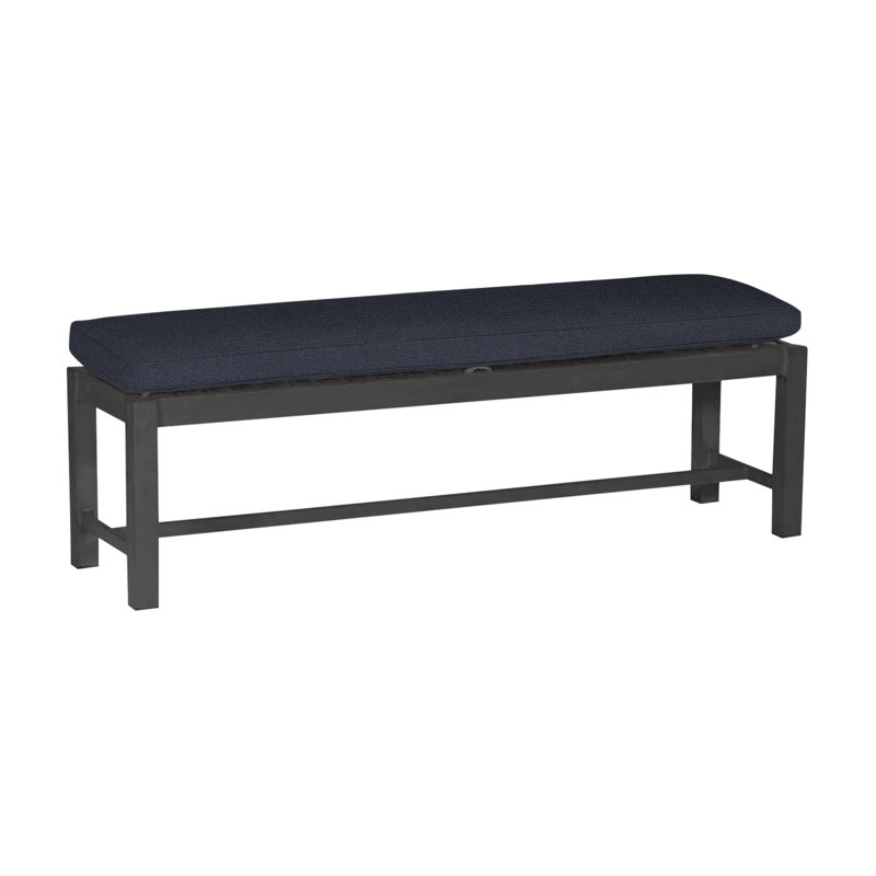 Club Picnic Bench, No Welt, Slate Grey, Verona Fossil