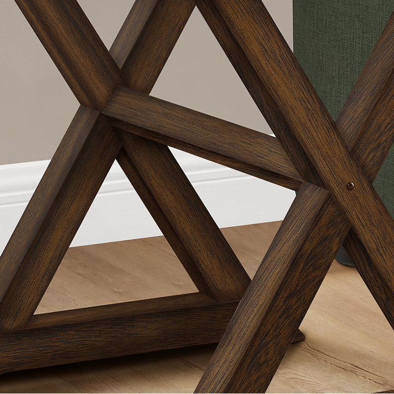 Table d'appoint, bout, table d'appoint, carré, table de chevet, chambre à coucher, lampe, placage brun, transitionnel