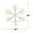 36" Warm White Sparkler Snowflake 660 LED Lighted Window Décor
