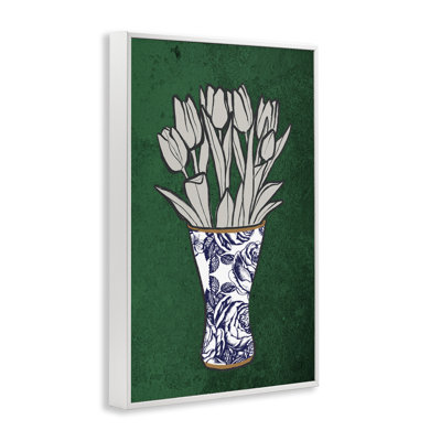 «Tulip Bouquet Vase», estampe numérique encadrée par Marcus Prime