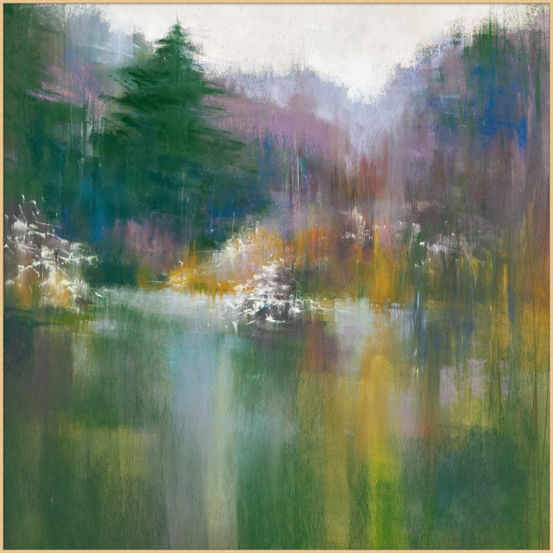 «Decembre Rain», peinture sur toile
