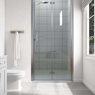 - l 72 po x H 72 po Porte de douche semi-encadrée avec