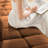 Chenille Fabric 2-Seater Sofa With Ottoman-1271463804-1271463805-1271463800