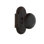 Cottage Plate with Black Porcelain Door Knob