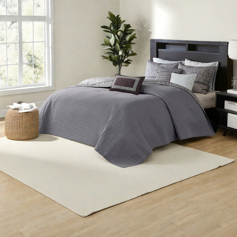 Ensembles de literie en jacquard de luxe, coton réversible pour le confort de la maison