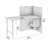 Bush Business Furniture Hustle Office Cubicle Desk With Storage-111136243-111136241
