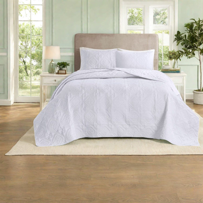 Ensemble de literie pour très grand lit Premium Premium, polyester confortable, style transitionnel